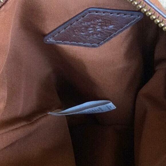 Fossil Women Shoulder Bag Brown Leather 8" x 8" NWOT - Picture 5 of 7